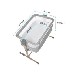 Kinderkraft Neste Air Grey Wieg Aan Bed KKLNEAIRGRY000 17 Kinderkraft Neste Air Grey Wieg Aan Bed KKLNEAIRGRY000 -Babyproducten Winkel kinderkraft neste air grey wieg aan bed kklneairgry000 .7