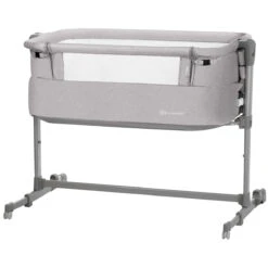 Kinderkraft Neste Up Grey Light Melange Wieg Aan Bed KKLNESTGRY000N