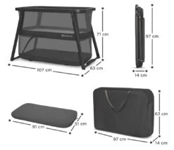 Kinderkraft Sofi+ Black 4-in-1 Wieg KLSOFIPLGRY0000 -Babyproducten Winkel kinderkraft sofi black 4 in 1 wieg klsofiplgry0000 5
