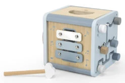 Label Label Blauw Houten Activiteitenkubus LLWT-34307 -Babyproducten Winkel label label blauw houten activiteitenkubus llwt 34307 4