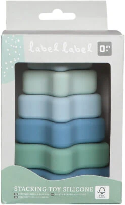 Label Label Blauw Silicone Stapeltoren LLST-15362 -Babyproducten Winkel label label blauw silicone stapeltoren llst 15362 3