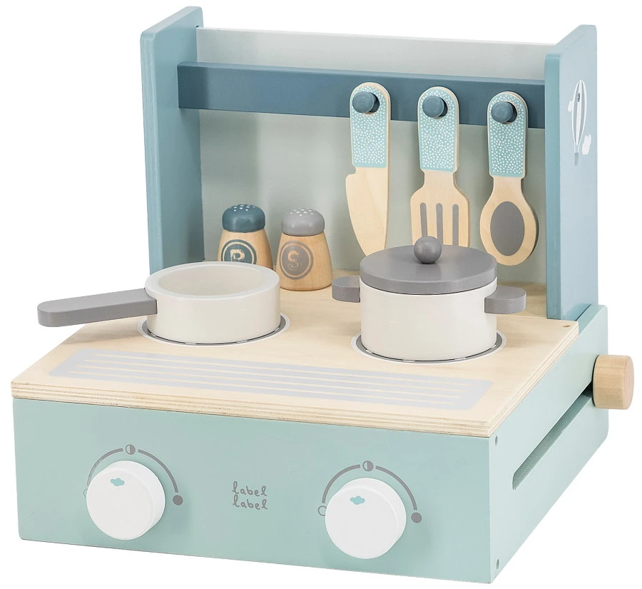Label Label Groen Houten Kookstel LLWT-24760 1 Label Label Groen Houten Kookstel LLWT-24760