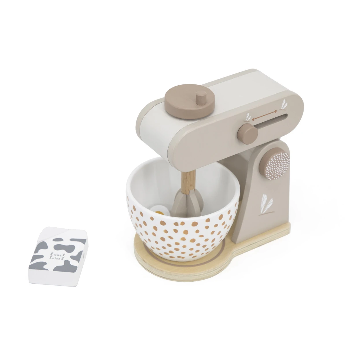 Label Label Nougat Houten Keukenmixer LLWT-37087 2 Label Label Nougat Houten Keukenmixer LLWT-37087 - Afbeelding 2