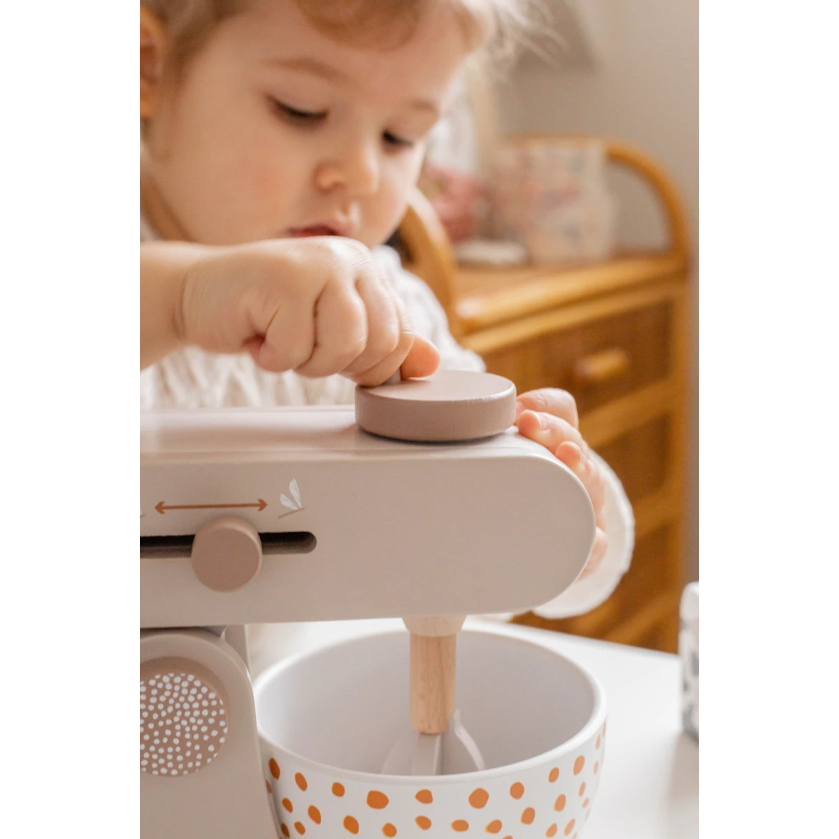 Label Label Nougat Houten Keukenmixer LLWT-37087 9 Label Label Nougat Houten Keukenmixer LLWT-37087 - Afbeelding 9