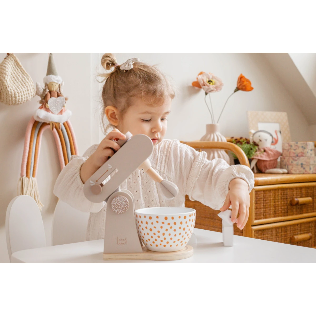 Label Label Nougat Houten Keukenmixer LLWT-37087 7 Label Label Nougat Houten Keukenmixer LLWT-37087 - Afbeelding 7