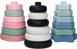 Label Label Blauw Silicone Stapeltoren LLST-15362 -Babyproducten Winkel label label silicone stapeltoren 2