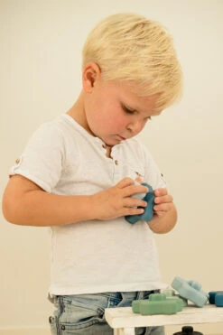 Label Label Blauw Silicone Stapeltoren LLST-15362 -Babyproducten Winkel label label silicone stapeltoren 3