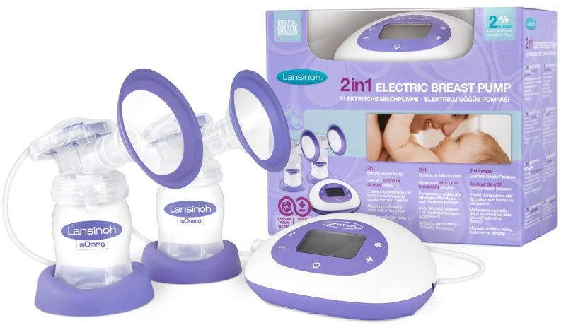 Lansinoh Dubbele Elektrische Natural Wave Borstkolf 53065 2 Lansinoh Dubbele Elektrische Natural Wave Borstkolf 53065 - Afbeelding 2