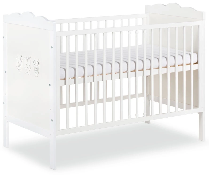 Ledikant Uil Wit 60x120 Cm 1 Ledikant Uil Wit 60x120 Cm