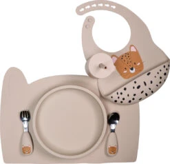 Tryco Sand Siliconen Bord TR-392820 -Babyproducten Winkel leopard sand silicone collection 01 4 1