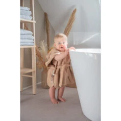 Label Label Blush Pink Badstof/Hydrofiel Badjas LLTT-934666 -Babyproducten Winkel ll poncho sfeer 2