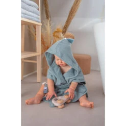 Label Label Silver Blue Badstof/Hydrofiel Badjas LLTT-934673 14 Label Label Silver Blue Badstof/Hydrofiel Badjas LLTT-934673 -Babyproducten Winkel lltt 934673 bath robe silver blue 01 1