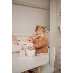 Label Label Roze Houten Keukenmixer LLWT-24937 -Babyproducten Winkel llwt 24937 5420067924937 food processor pink 07
