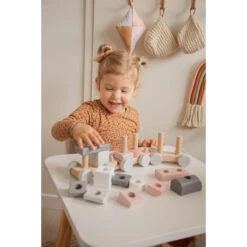 Label Label Roze Houten Speelgoed Trein LLWT-25163 9 Label Label Roze Houten Speelgoed Trein LLWT-25163 -Babyproducten Winkel llwt 25163 5420067925163 stacking train pink 04