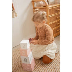 Label Label Roze Houten Stapelblokken LLWT-25309 -Babyproducten Winkel llwt 25309 5420067925309 stacking blocks numbers pink 02