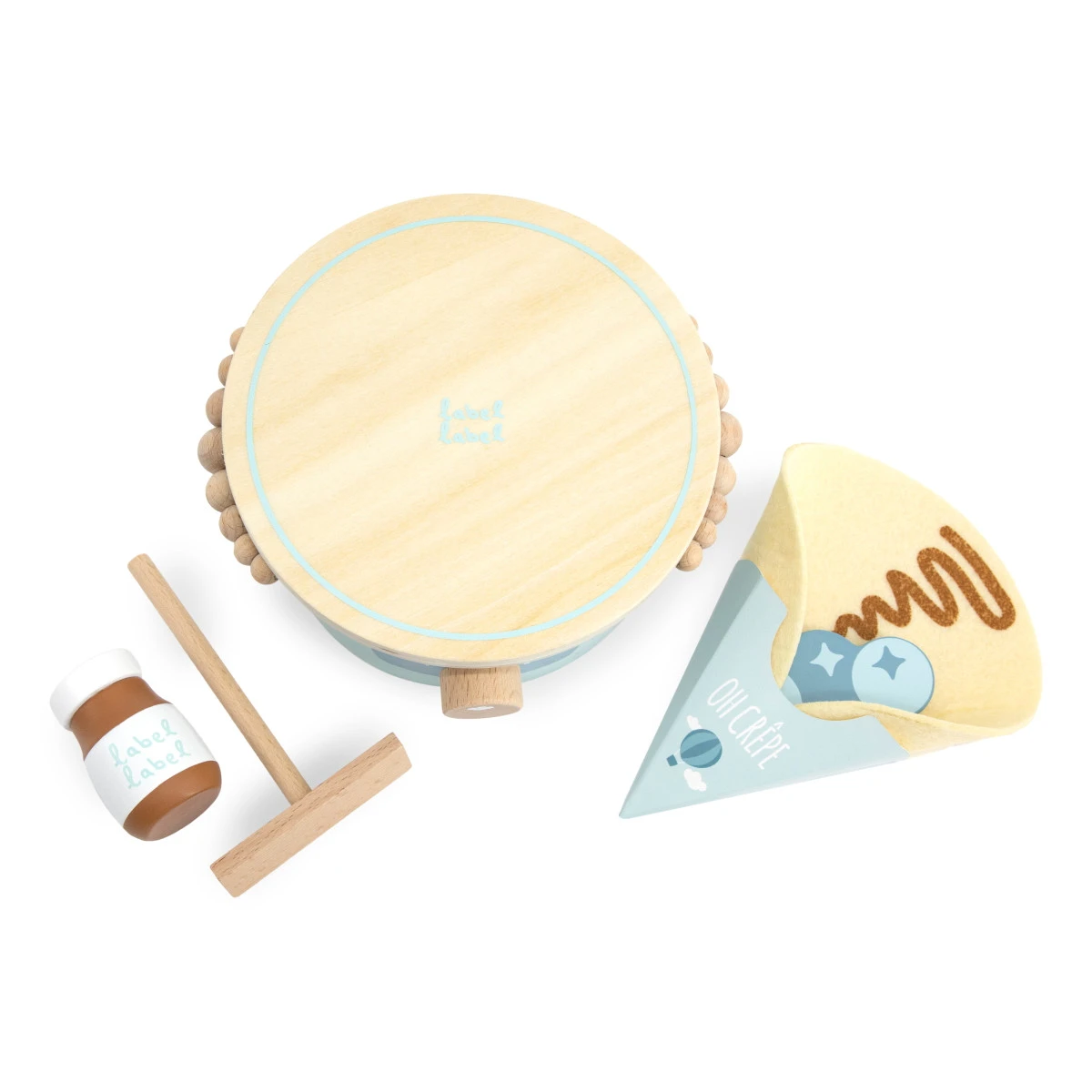 Label Label Groen Houten Crepe Maker LLWT-34727 - Afbeelding 2