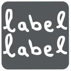 Label Label Roze Houten Tuimelring Piramide LLWT-25224 -Babyproducten Winkel logo label label 19