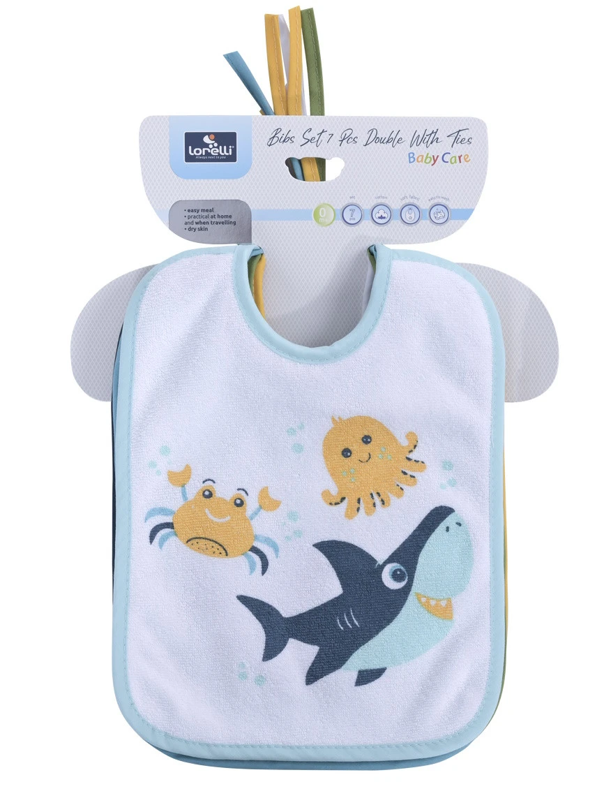 Lorelli Double Boy 7 Stuks Slabbetjes 1026021-0002 9 Lorelli Double Boy 7 Stuks Slabbetjes 1026021-0002 - Afbeelding 9