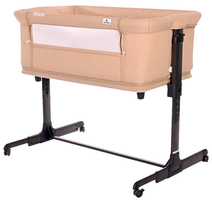 Lorelli Milano Beige 2-in-1 Wieg Aan Bed 1008044-0002 1 Lorelli Milano Beige 2-in-1 Wieg Aan Bed 1008044-0002