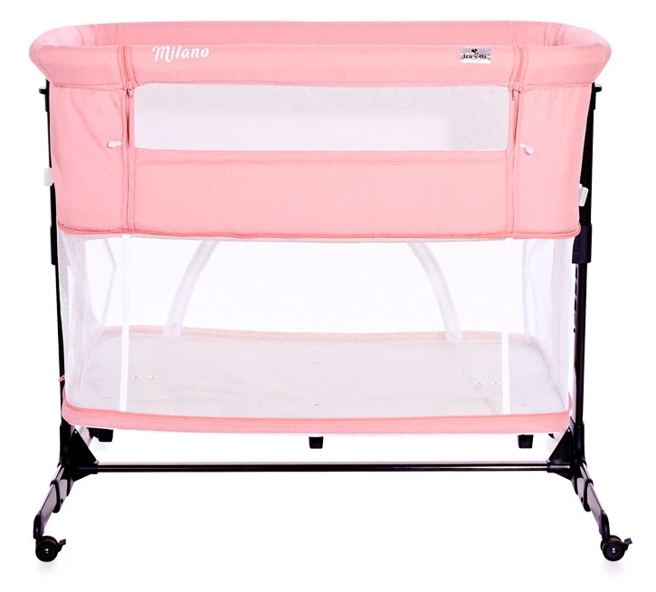 Lorelli Milano Pink 2-in-1 Wieg Aan Bed 1008044-0001 4 Lorelli Milano Pink 2-in-1 Wieg Aan Bed 1008044-0001 - Afbeelding 4