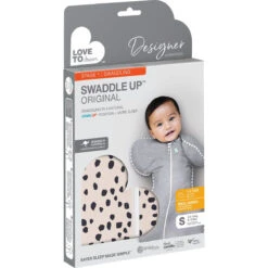 Love To Dream Swaddle Up 1.0 Animal Beige Small 3-6 Kg Inbakerslaapzak L1001252BGES -Babyproducten Winkel love to dream swaddle up 1.0 animal beige s verpakking