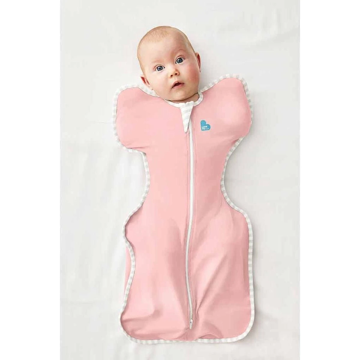 Love To Dream Swaddle Up 1.0 Dusty Pink Medium 6-8.5 Kg Inbakerslaapzak L1001001DPKM - Afbeelding 2