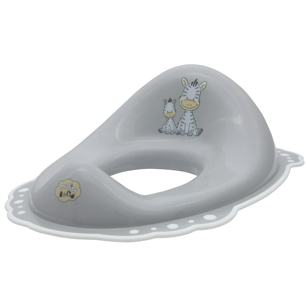 Maltex Deluxe Zebra Grijs Toilettrainer MA6463 1 Maltex Deluxe Zebra Grijs Toilettrainer MA6463