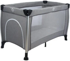 Ding Estilo Melee Grey Ledikant En Reisbedje -Babyproducten Winkel mamaloes campingbedje aankleedvlak speelboog