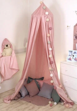 MamaLoes Amy Pure Roze Klamboe 80052 6 MamaLoes Amy Pure Roze Klamboe 80052 -Babyproducten Winkel mamaloes amy pure roze klamboe 80052