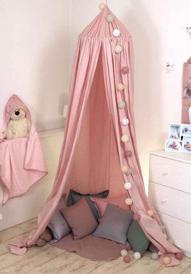 MamaLoes Amy Pure Roze Klamboe 80052 3 MamaLoes Amy Pure Roze Klamboe 80052 - Afbeelding 3