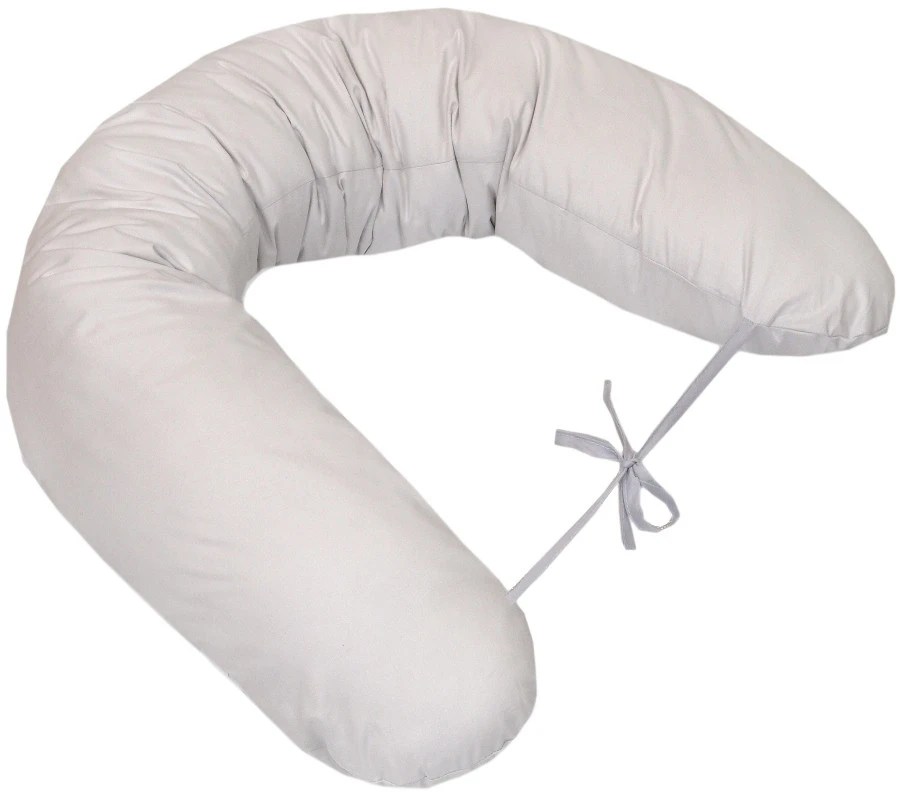 MamaLoes Amy Uni Grijs Voedingskussen 66765 1 MamaLoes Amy Uni Grijs Voedingskussen 66765