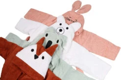 MamaLoes Vos 0-1 Jaar Badjas ML 5032 -Babyproducten Winkel mamaloes badjas ml 2 4