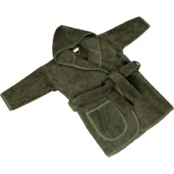 MamaLoes Badstof Groen 1-2jr Badjas ML010308 -Babyproducten Winkel mamaloes badstof groen 0 1jr badjas ml010307 04 1