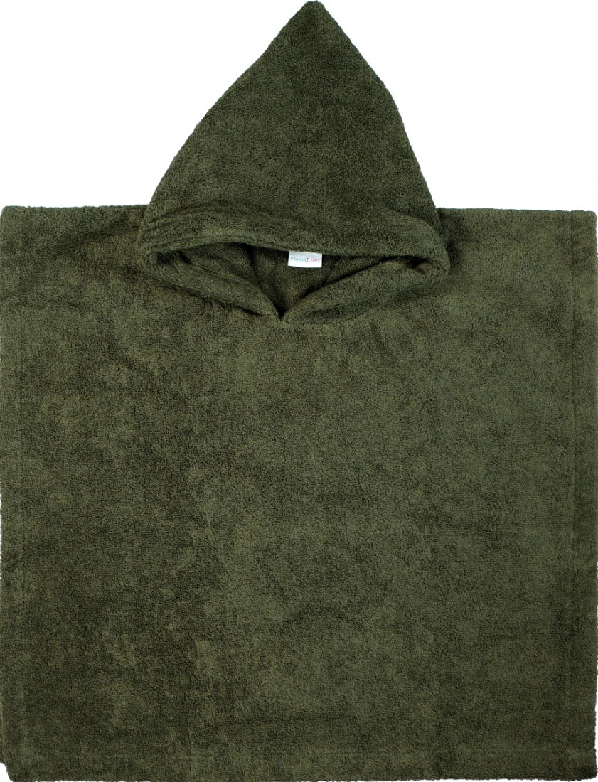 MamaLoes Badstof Groen Baby Poncho ML010508 1 MamaLoes Badstof Groen Baby Poncho ML010508