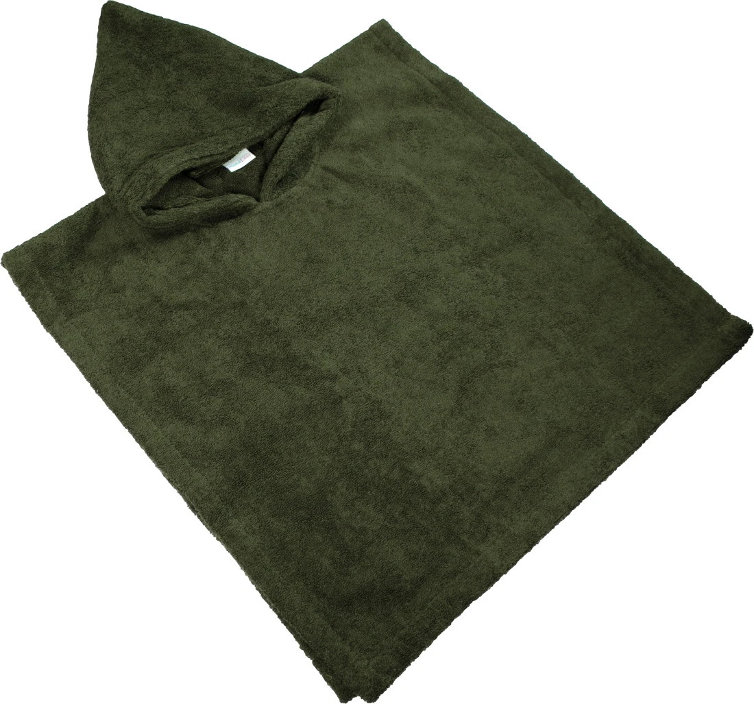 MamaLoes Badstof Groen Baby Poncho ML010508 3 MamaLoes Badstof Groen Baby Poncho ML010508 - Afbeelding 3