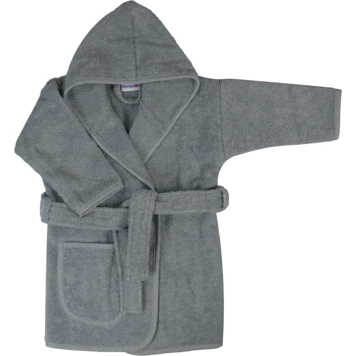 MamaLoes Badstof Licht Blauw 0-1jr Badjas ML010303 1 MamaLoes Badstof Licht Blauw 0-1jr Badjas ML010303