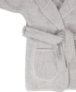 MamaLoes Badstof Light Grey 0-1jr Badjas ML5086 -Babyproducten Winkel mamaloes badstof light grey 0 1jr badjas ml5086 01