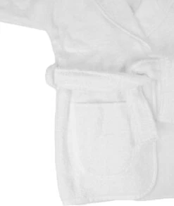 MamaLoes Badstof White 0-1jr Badjas ML5088 -Babyproducten Winkel mamaloes badstof white 0 1jr badjas ml5088 04 1