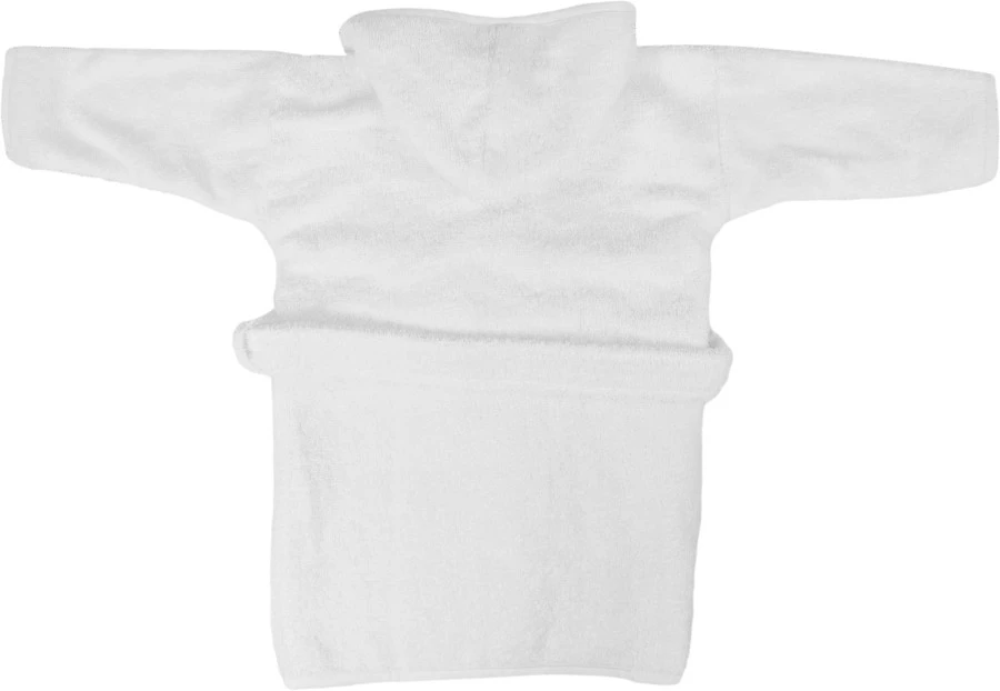 MamaLoes Badstof White 1-2jr Badjas ML5388 4 MamaLoes Badstof White 1-2jr Badjas ML5388 - Afbeelding 4