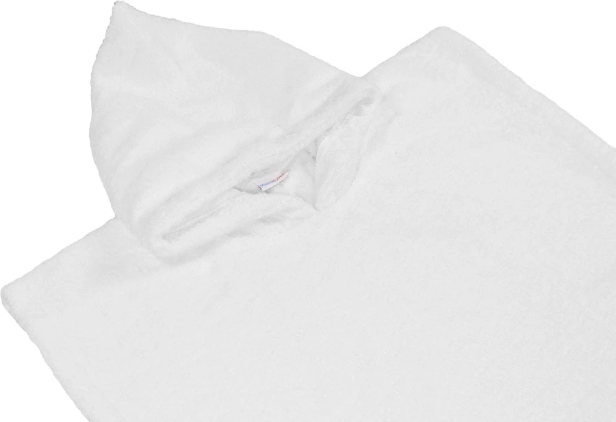 MamaLoes Badstof White Baby Poncho ML5288 4 MamaLoes Badstof White Baby Poncho ML5288 - Afbeelding 4