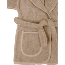 MamaLoes Badstof Zand 0-1jr Badjas ML010305 -Babyproducten Winkel mamaloes badstof zand badjas 2