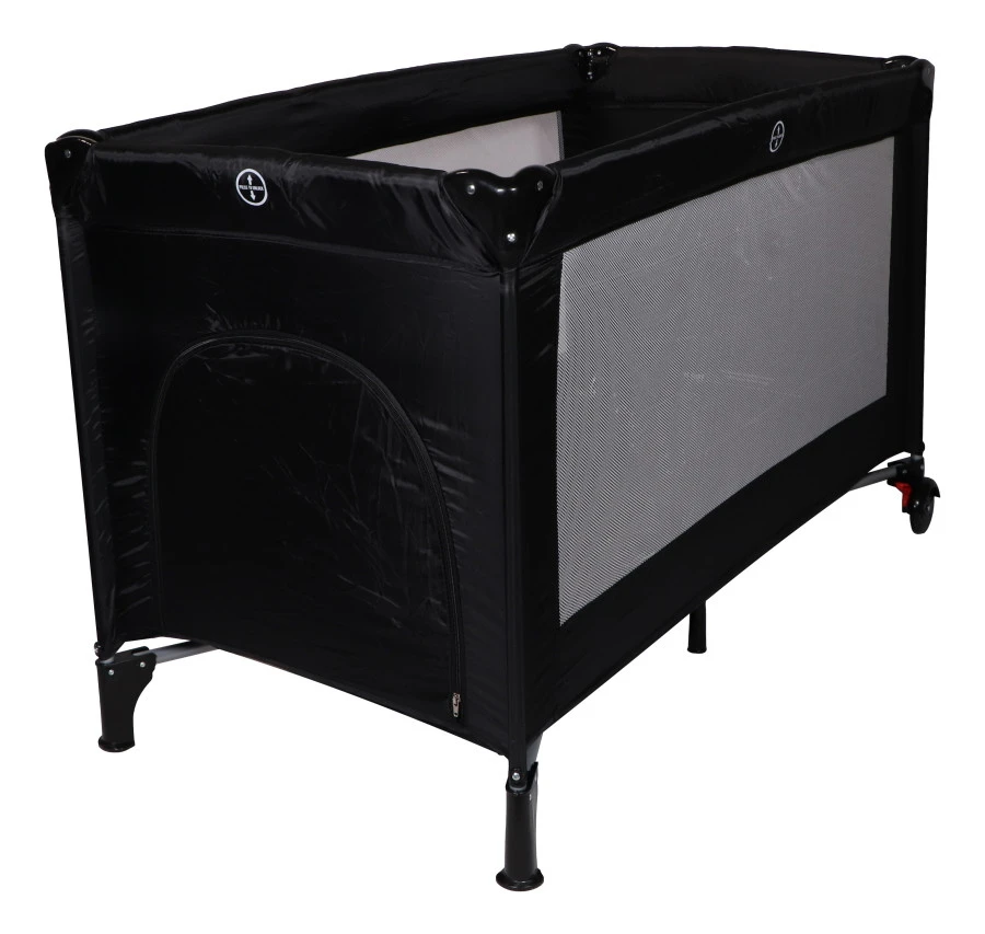 Ding Deluxe Black Campingbedje Incl. Bodemverhoger 1 Ding Deluxe Black Campingbedje Incl. Bodemverhoger