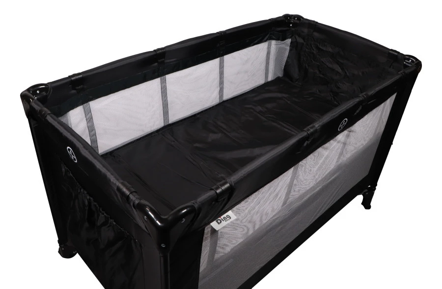 Ding Deluxe Black Campingbedje Incl. Bodemverhoger 15 Ding Deluxe Black Campingbedje Incl. Bodemverhoger - Afbeelding 15