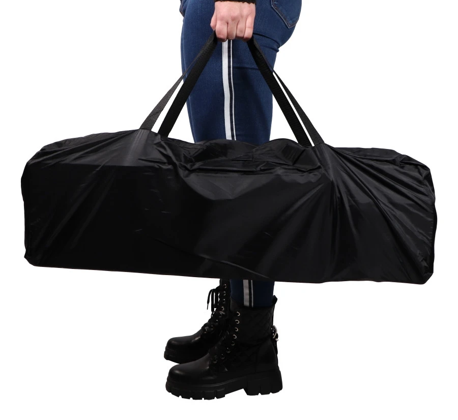 Ding Deluxe Black Campingbedje Incl. Bodemverhoger 14 Ding Deluxe Black Campingbedje Incl. Bodemverhoger - Afbeelding 14