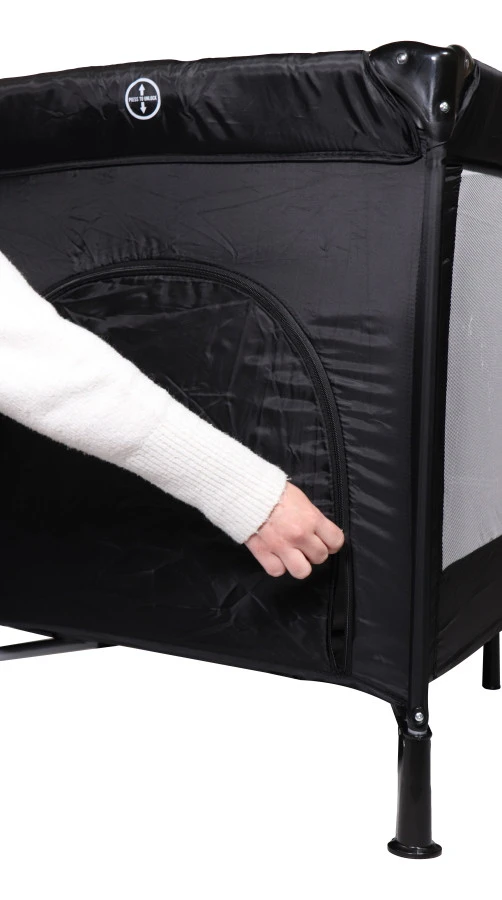 Ding Deluxe Black Campingbedje Incl. Bodemverhoger 7 Ding Deluxe Black Campingbedje Incl. Bodemverhoger - Afbeelding 7