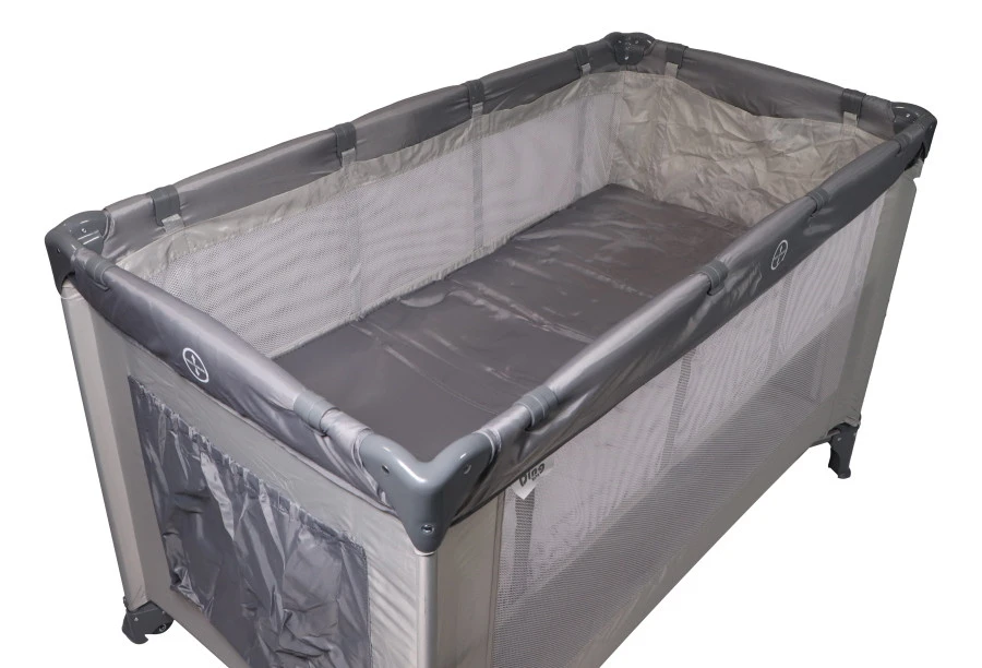 Ding Deluxe Grey Campingbedje Incl. Bodemverhoger 11 Ding Deluxe Grey Campingbedje Incl. Bodemverhoger - Afbeelding 11