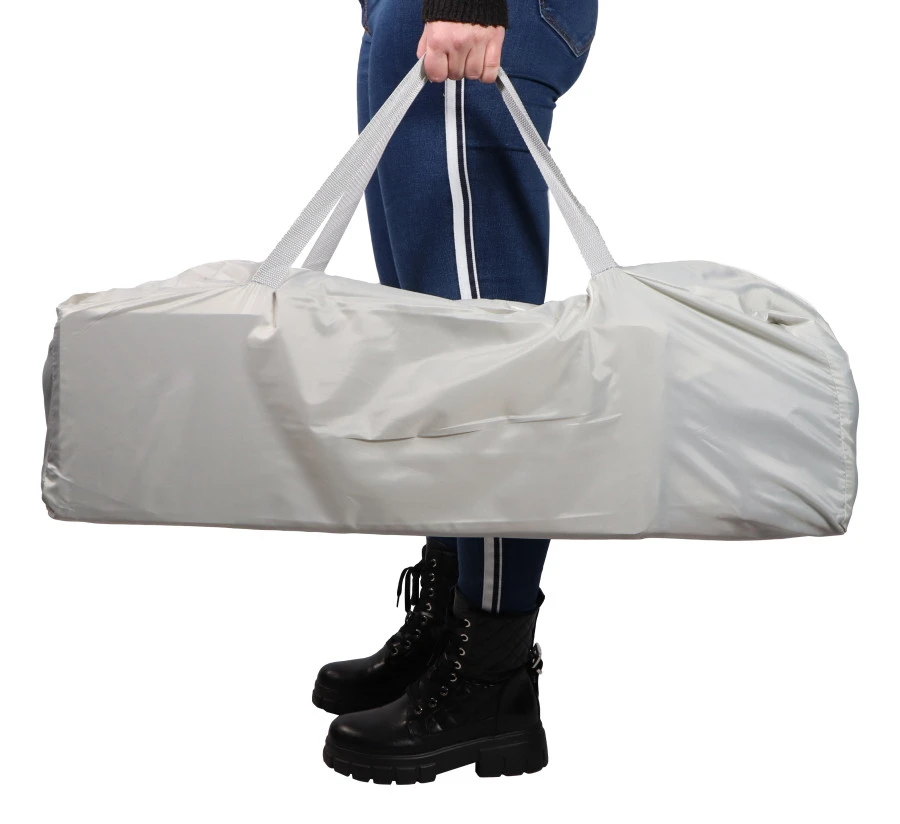 Ding Deluxe Grey Campingbedje Incl. Bodemverhoger 15 Ding Deluxe Grey Campingbedje Incl. Bodemverhoger - Afbeelding 15