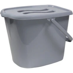 MamaLoes Grijs Badset Incl. Graphite Badstandaard -Babyproducten Winkel mamaloes grijs luieremmer ml050316 2 3