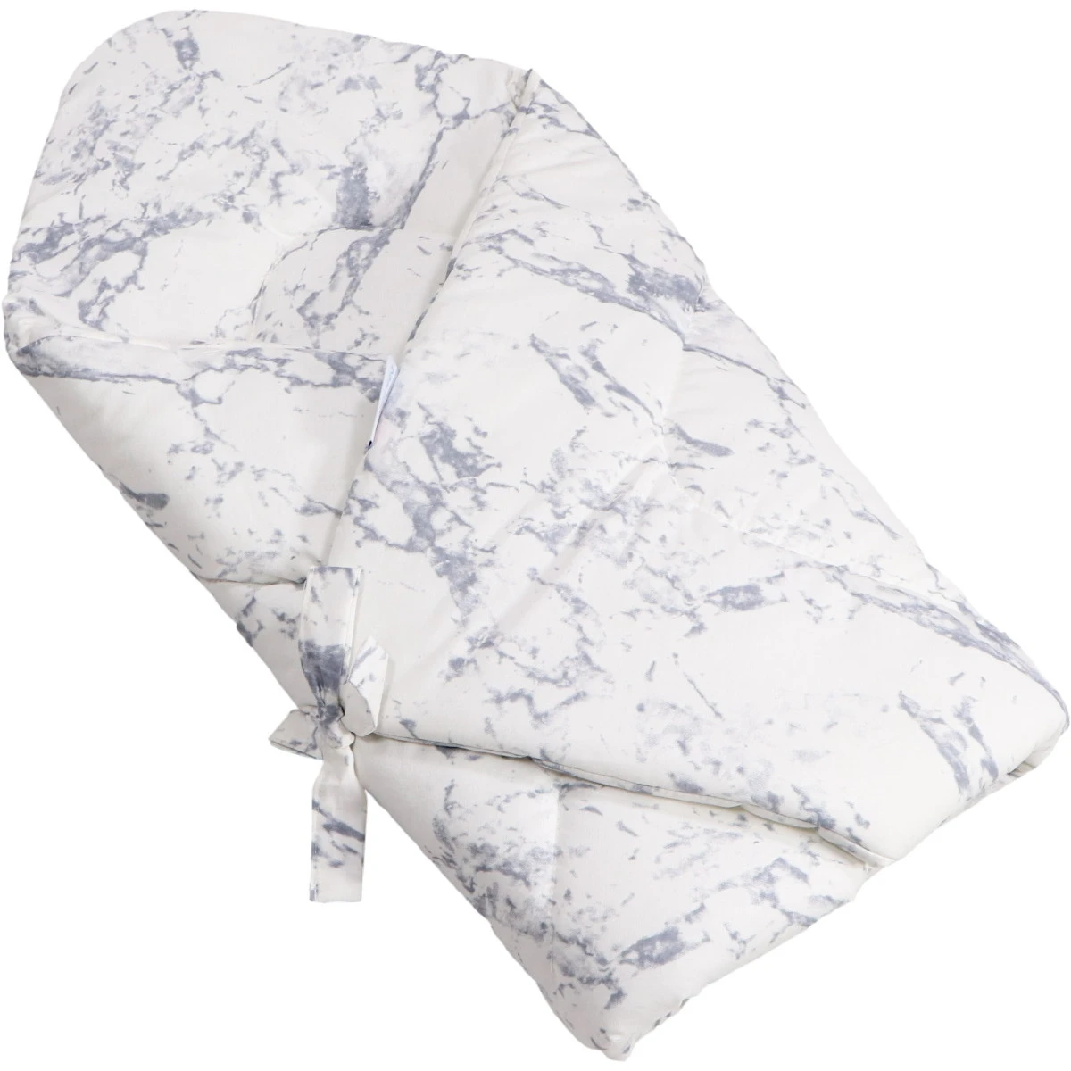 Mamaloes Marmer Wit Wikkeldeken ML020702 2 Mamaloes Marmer Wit Wikkeldeken ML020702 - Afbeelding 2