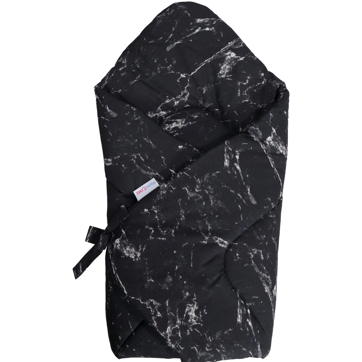 Mamaloes Marmer Zwart Wikkeldeken ML020703 1 Mamaloes Marmer Zwart Wikkeldeken ML020703
